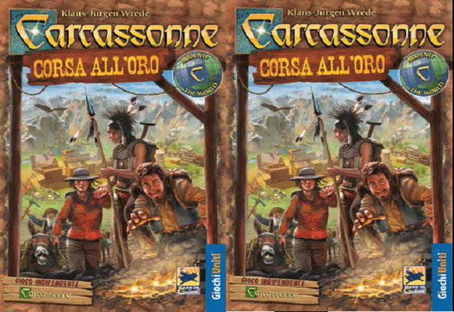 Carcassonne &#8211; Corsa all&#8217;oro: il nuovo gioco della Giochi Uniti