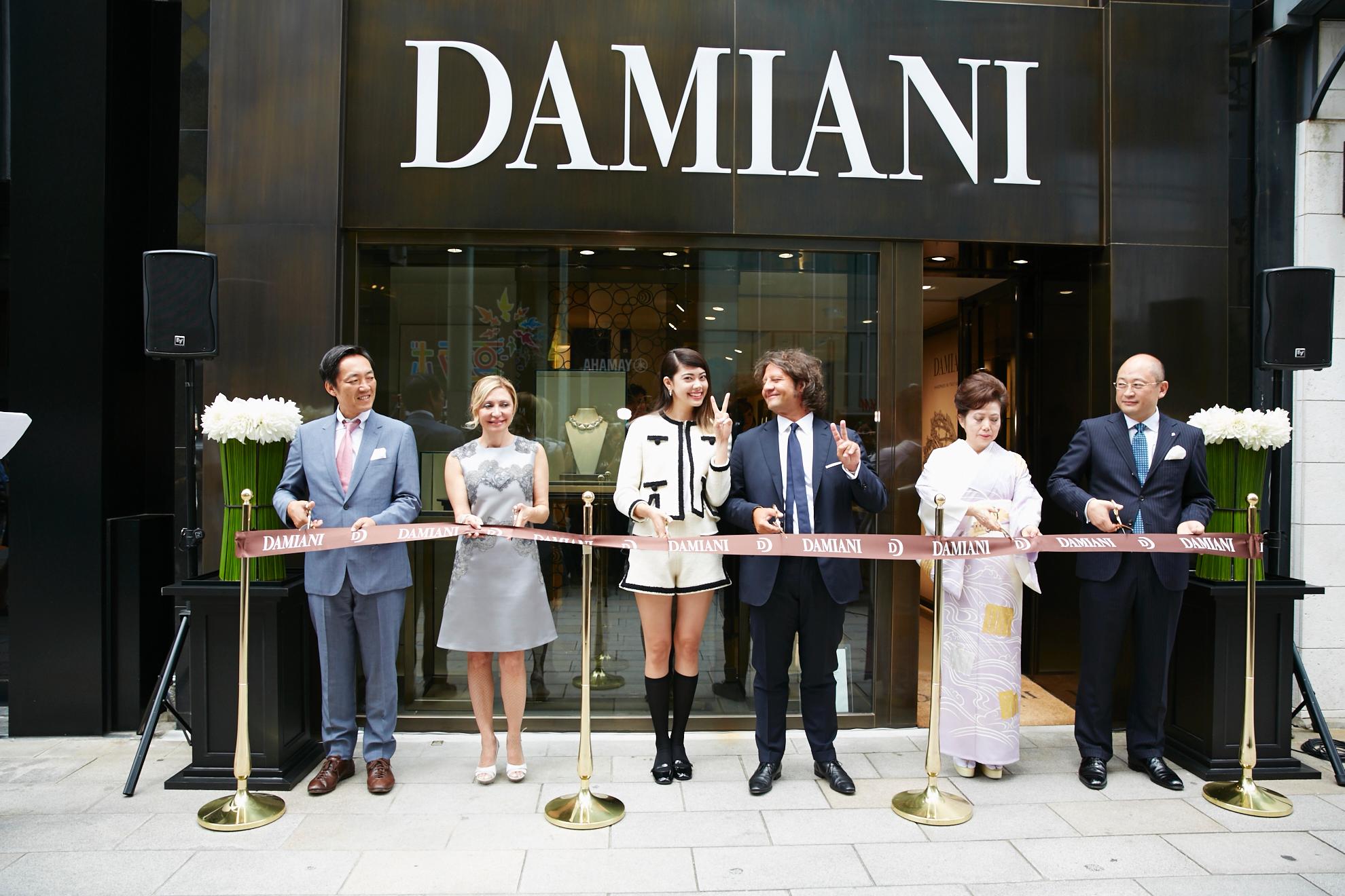 Boutique Damiani a Tokyo Ginza: serata di lusso