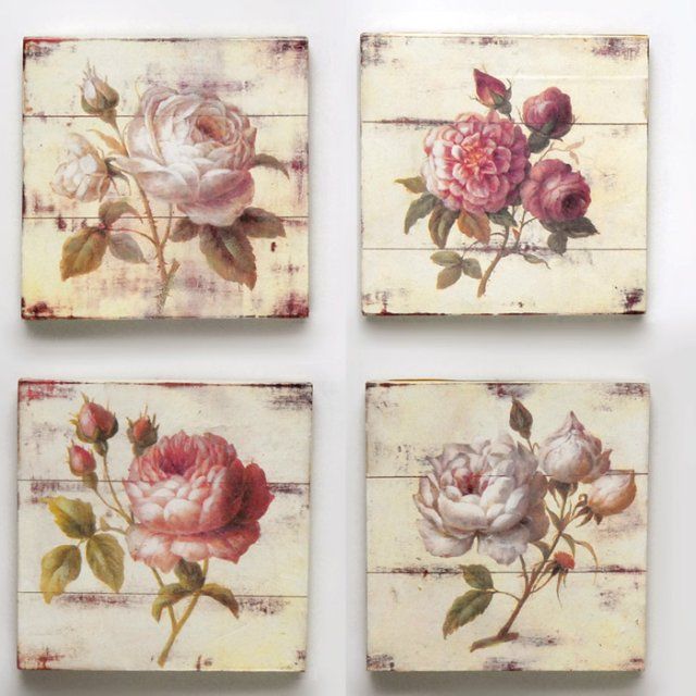 Decoupage su legno