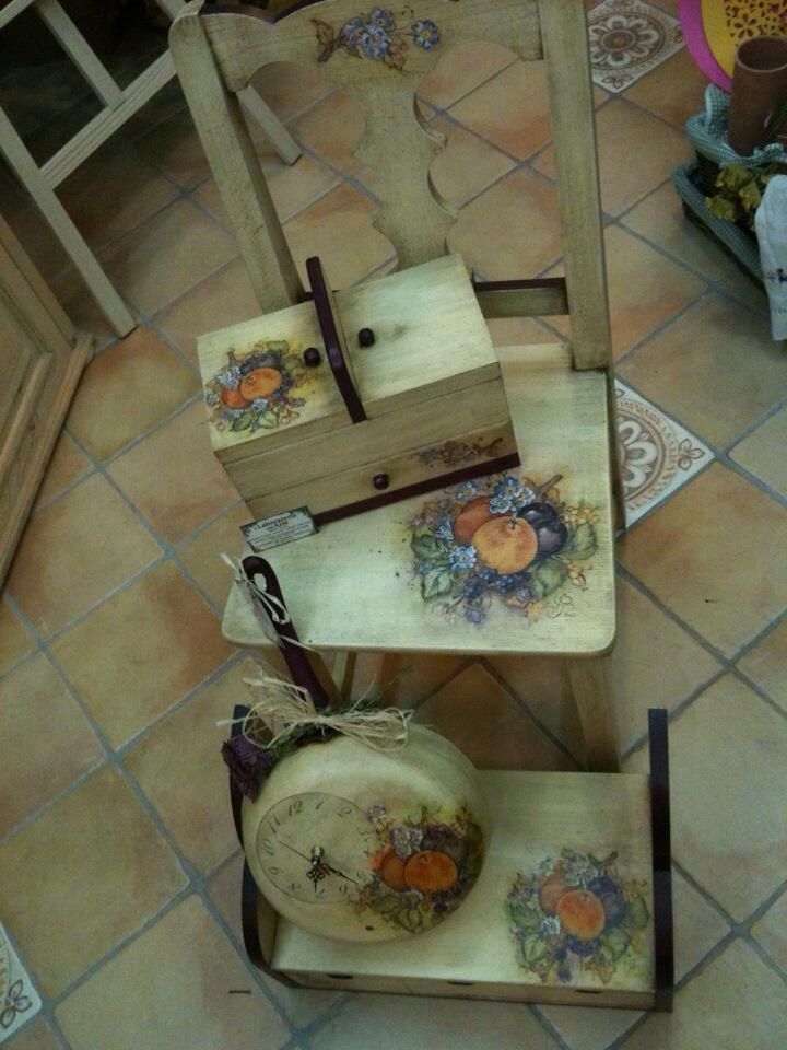 Decoupage pittorico, foto di progetti interessanti