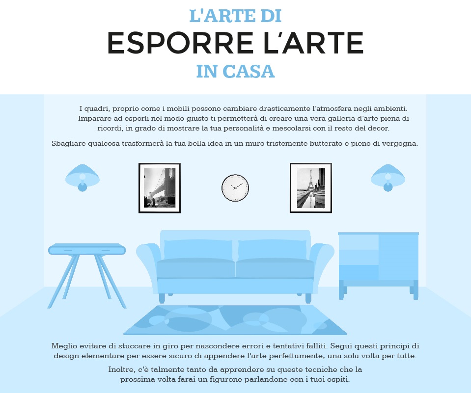 Come esporre l&#8217;arte in casa