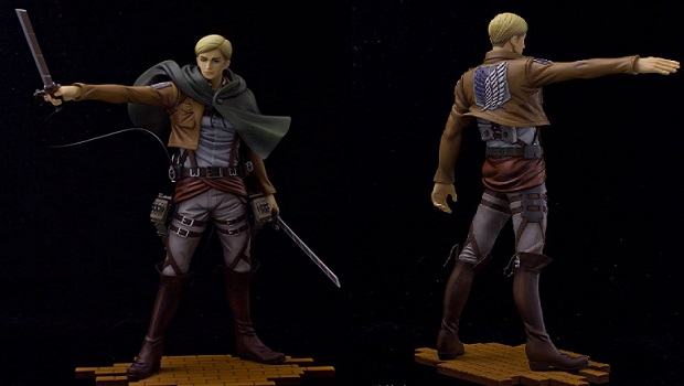 L&#8217;attacco dei giganti: l&#8217;action figure di Erwin Smith di Sentinel