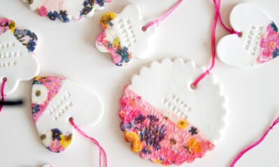 Pasta di sale decorazioni con washi tape