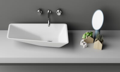 Planit lavabo LUX versione appoggio vista frontale