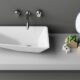 Planit lavabo LUX versione appoggio vista frontale
