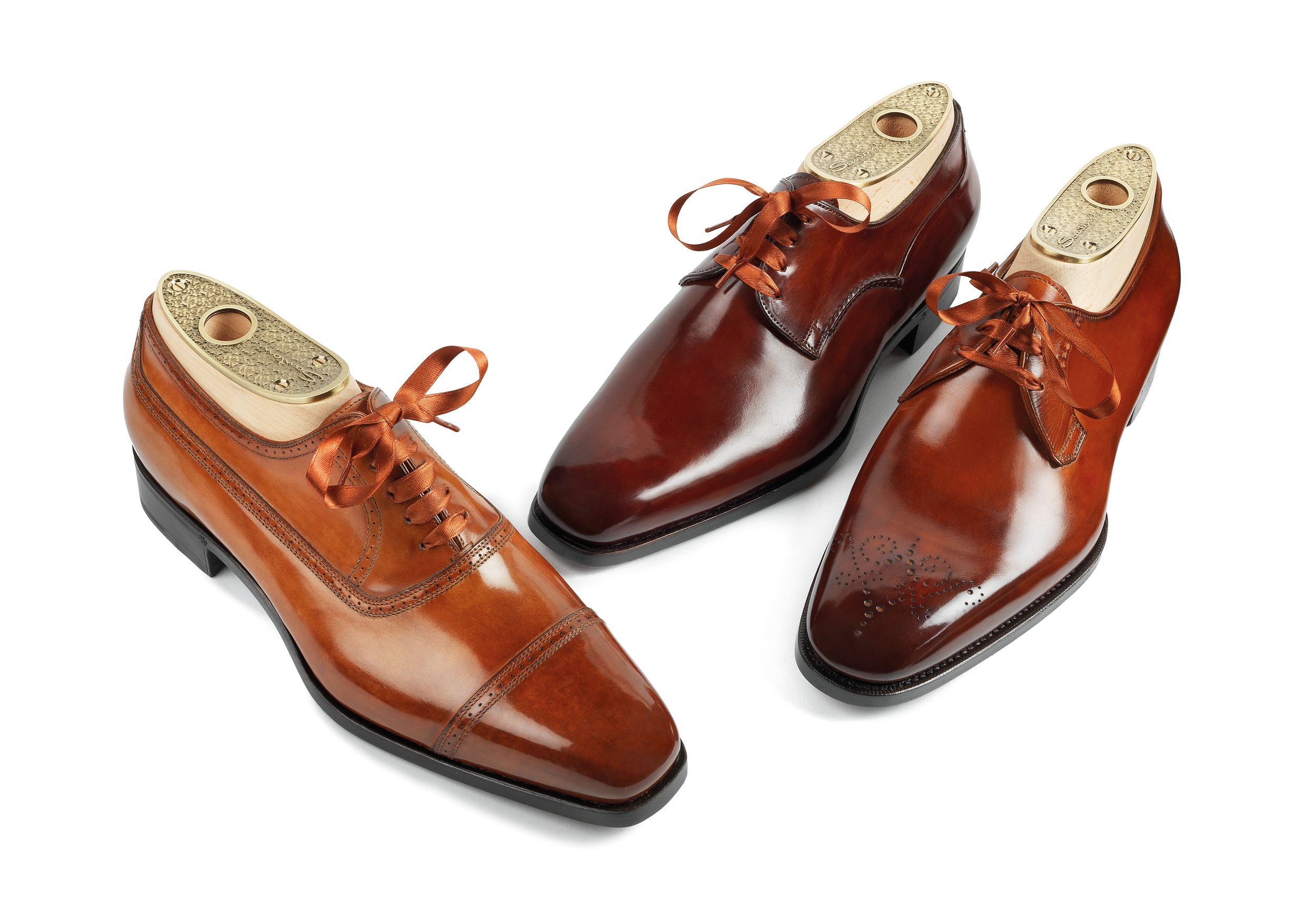 Santoni scarpe uomo autunno inverno 2015 2016: la linea Satin Laces, l&#8217;eleganza mai ostentata