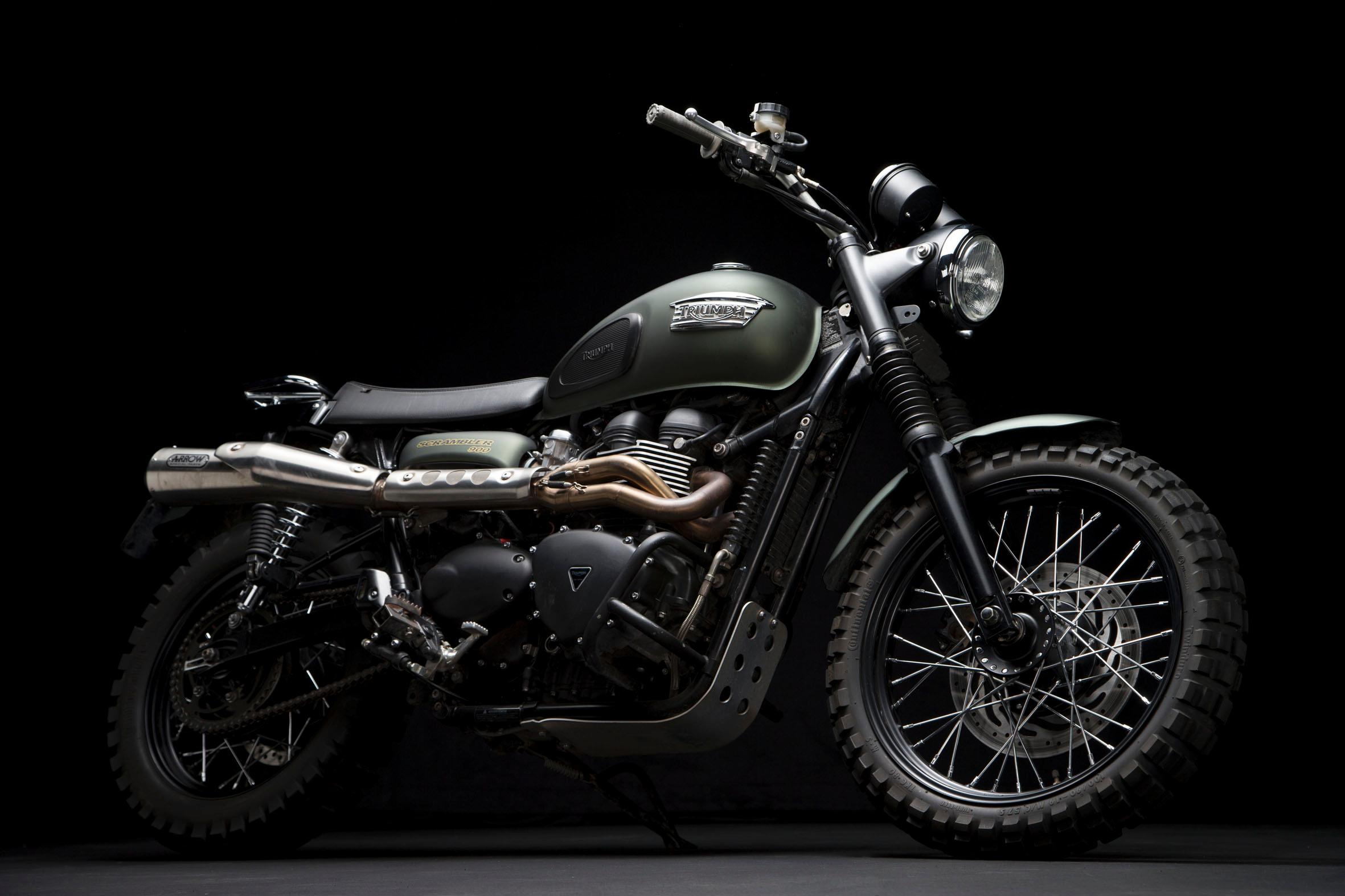 La Triumph Scrambler di Jurassic World all&#8217;asta a cifra record