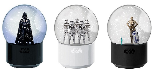 Star Wars: le palle di vetro con neve con casse bluetooth dedicate a Guerre Stellari