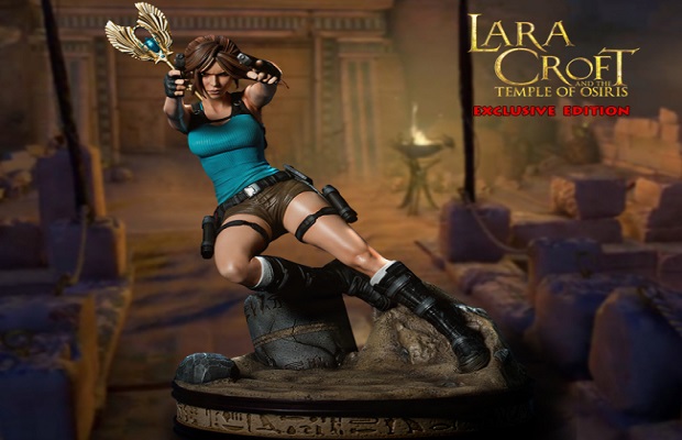 Tomb Raider: la statua di Lara Croft and the Temple of Osiris di Gaming Head