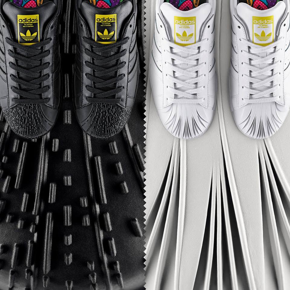 L&#8217;archistar Zaha Hadid firma per Adidas due sneaker della collezione Superstar Supershell