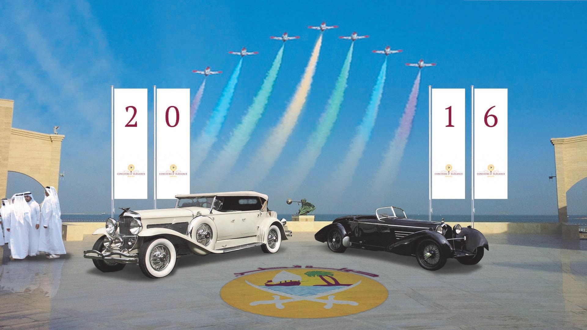 Concorso d&#8217;eleganza per auto d&#8217;epoca in Qatar