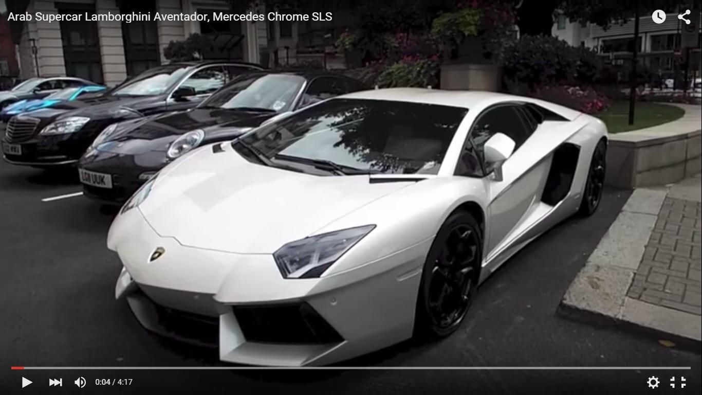 Auto sportive e di lusso con targa araba a Londra [Video]