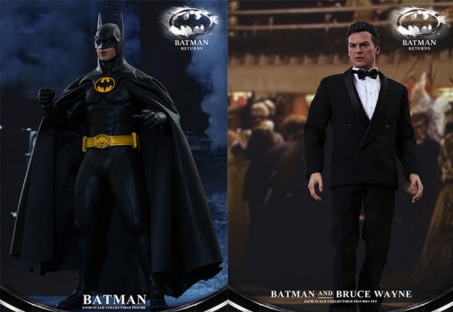 Batman e Bruce Wayne: ecco l&#8217;action figure della Hot Toys