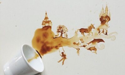 Tecnica coffee painting