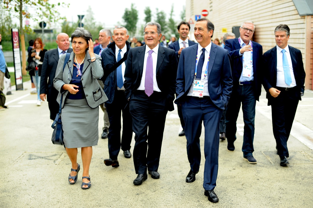 Expo Milano 2015: Romano Prodi in visita all&#8217;Esposizione Universale