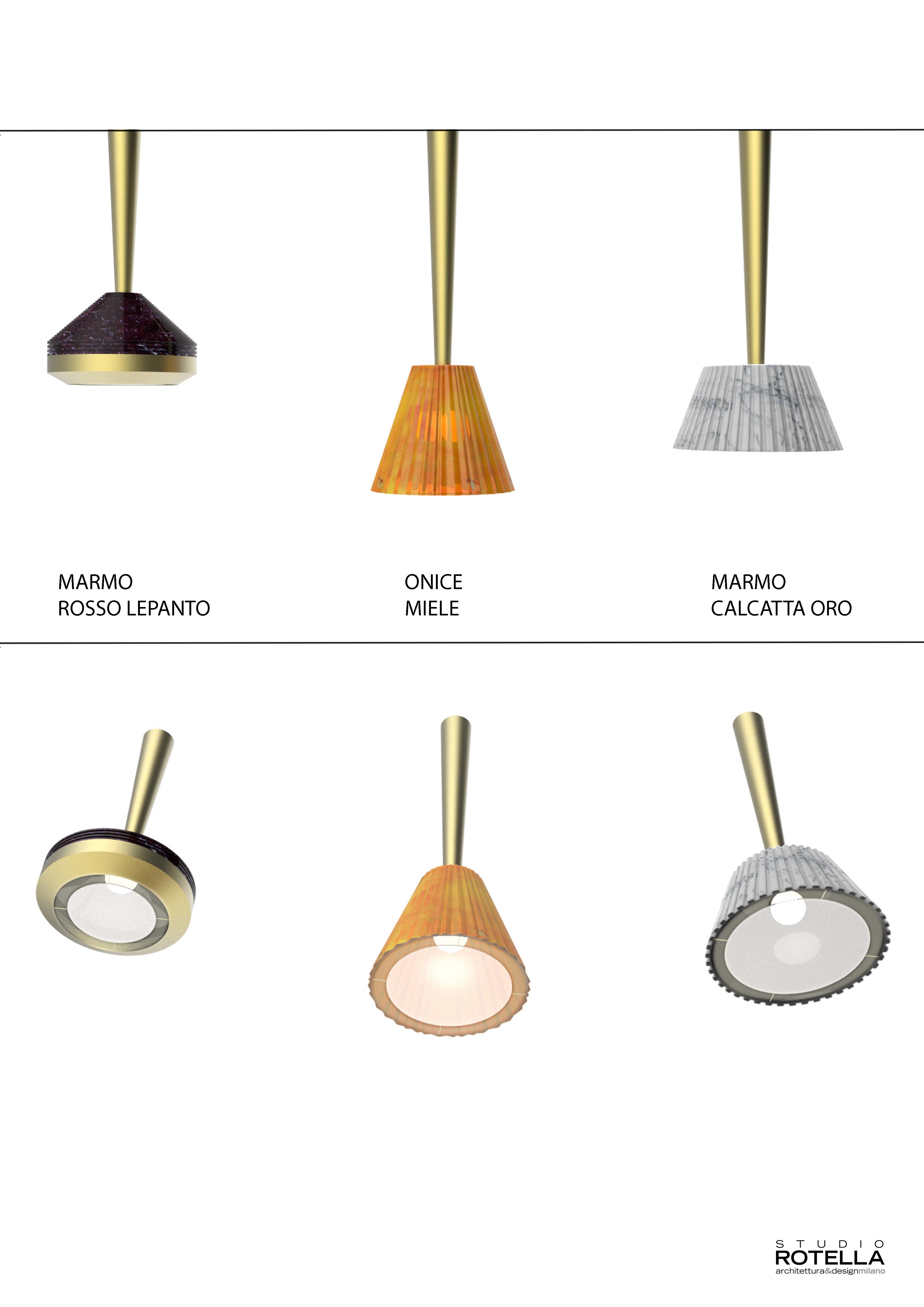Fuda marmi presenta le lampade Oreadi, disegnate dall&#8217;architetto Fabio Rotella