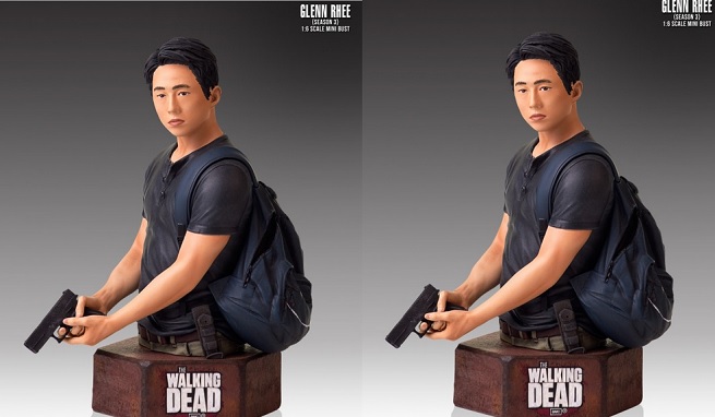 The Walking Dead: il mini busto di Glenn di Gentle Giant