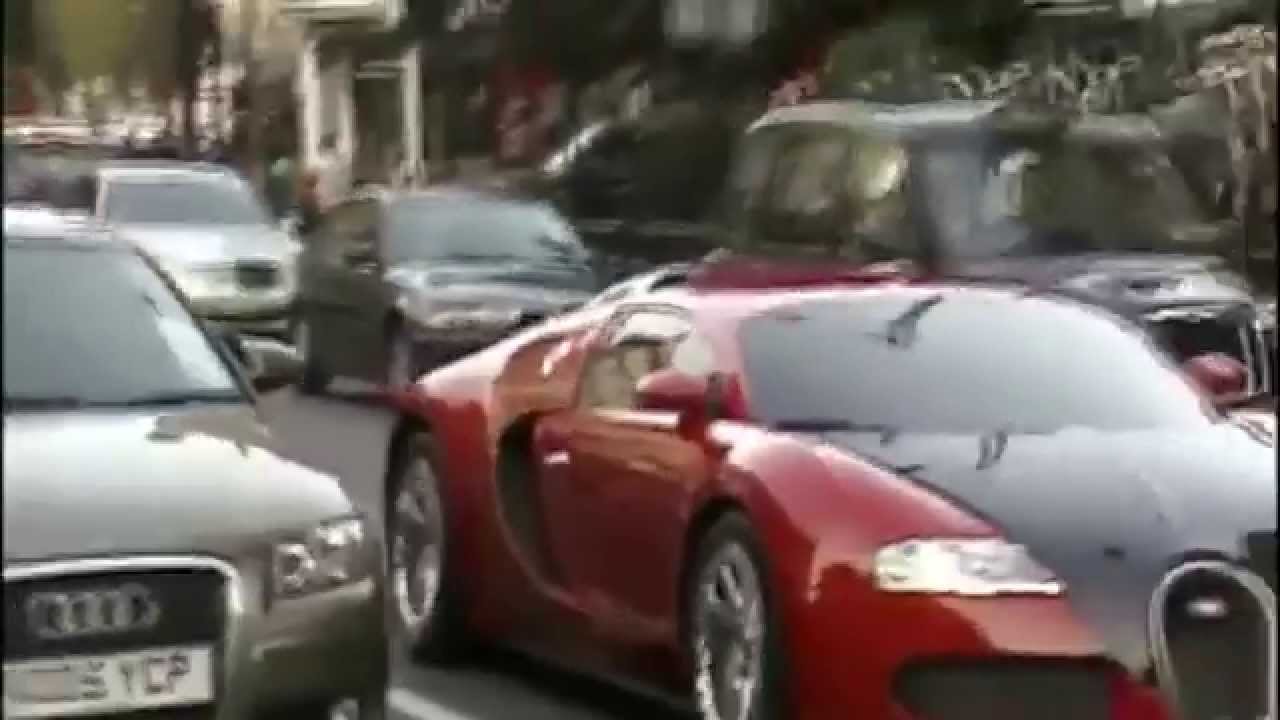 Bugatti Veyron e Ferrari Enzo si incontrano a Londra