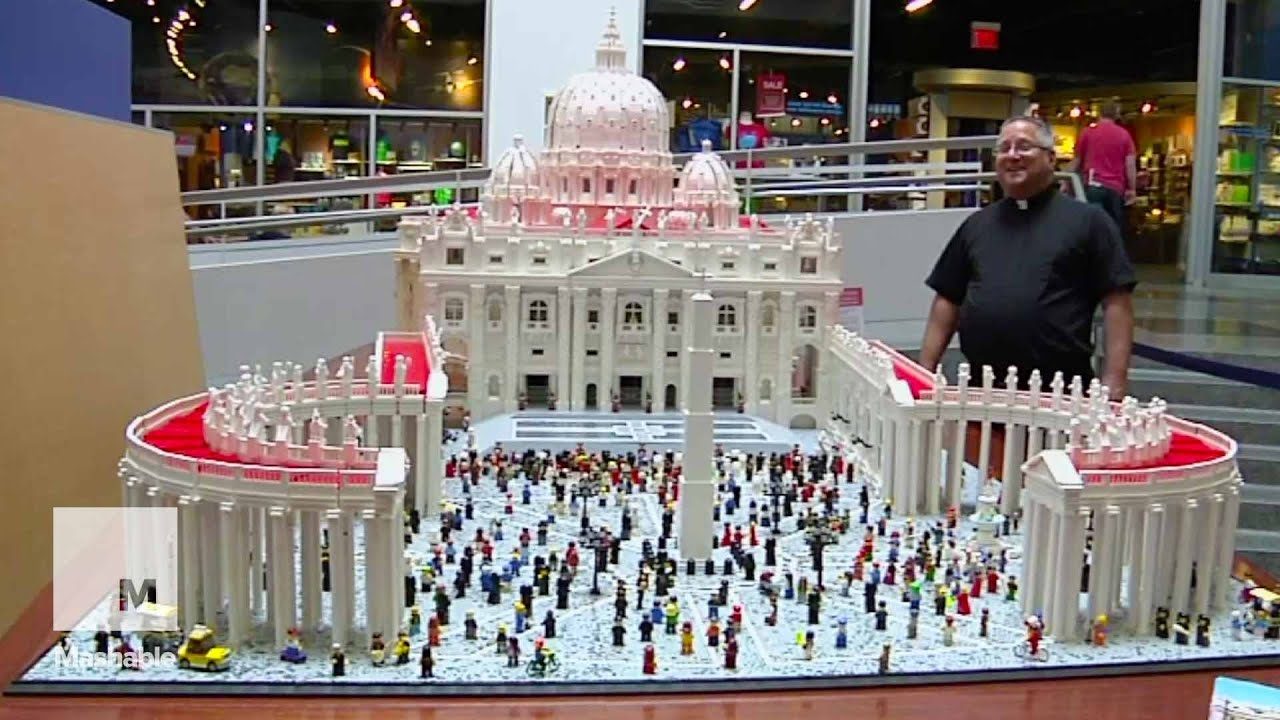 Priest Builds Elaborately Detailed Lego Replica of the Vatican | Mashable News