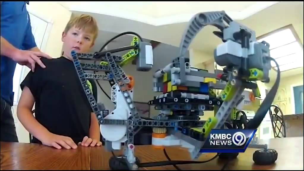 Boy, 9, builds Lego robot that solves Rubik&#8217;s Cubes