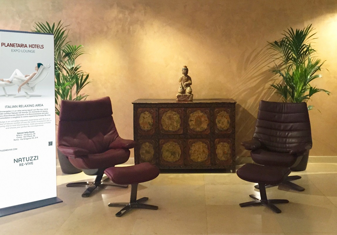 Natuzzi Re-vive: nasce la Planetaria Hotels Expo Lounge, un&#8217;area relax per un viaggio sensoriale