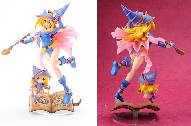 Yu-Gi-Oh!: la figure di Black Magician Girl di Amakuni e Hobby Japan