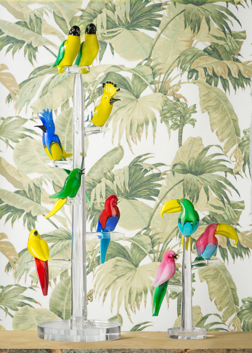 Larusmiani negozio: in mostra gli “Uccellini” della collezione Matteo Thun Atelier, le foto
