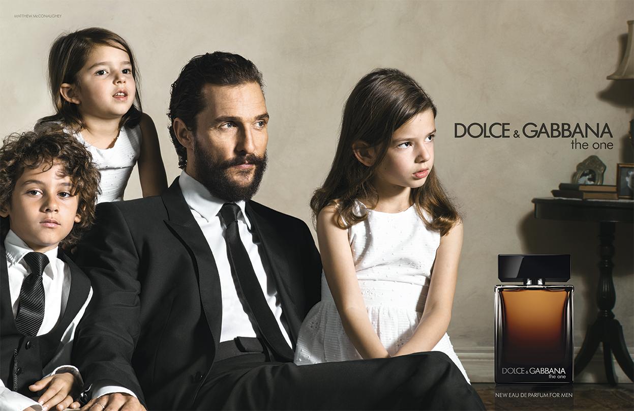 Dolce&amp;Gabbana The One: la nuova fragranza maschile The One for Men Eau de Parfum, testimonial Matthew McConaughey