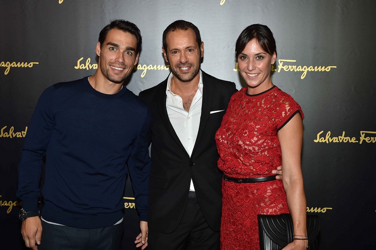 Salvatore Ferragamo collezione donna primavera estate 2016: la sfilata a Milano, guest Flavia Pennetta e Fabio Fognini