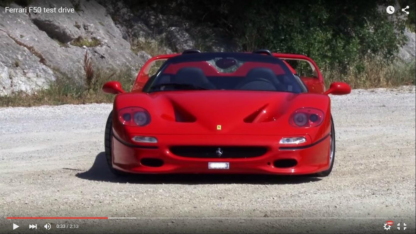 La Ferrari F50 suona la sua musica sulle colline di Montecarlo [Video]