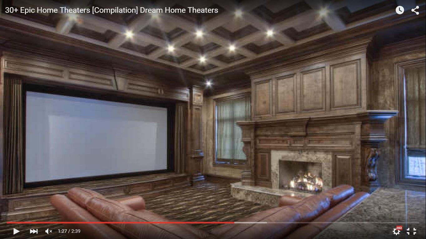 Home theaters di lusso per ville da sogno