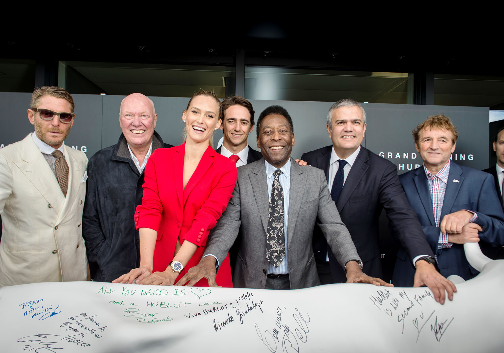 Hublot Nyon: inaugurato il secondo edifico, guest Bar Refaeli, Lapo Elkann e Pelè