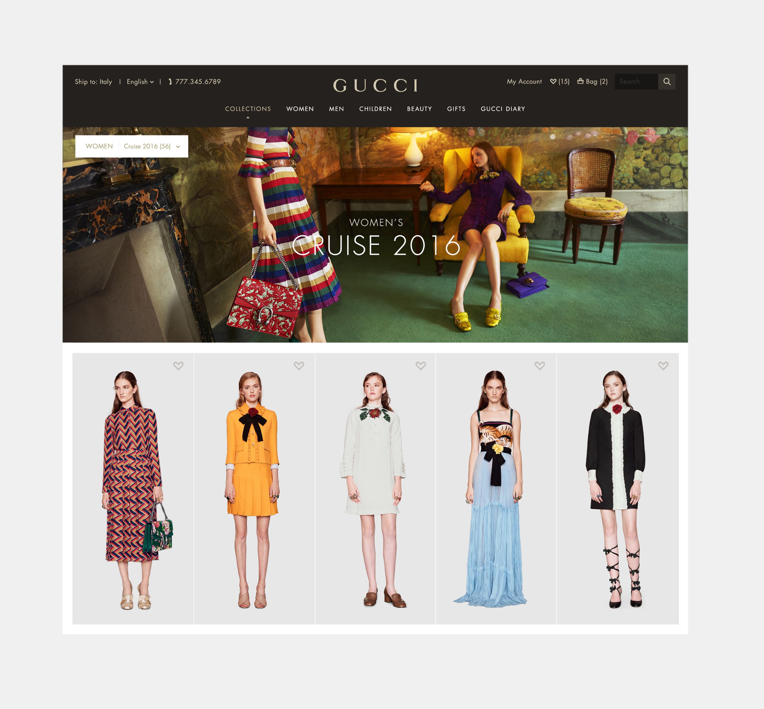 Gucci sito ufficiale: il nuovo e-commerce che unisce design, immagini e una narrazione coinvolgente