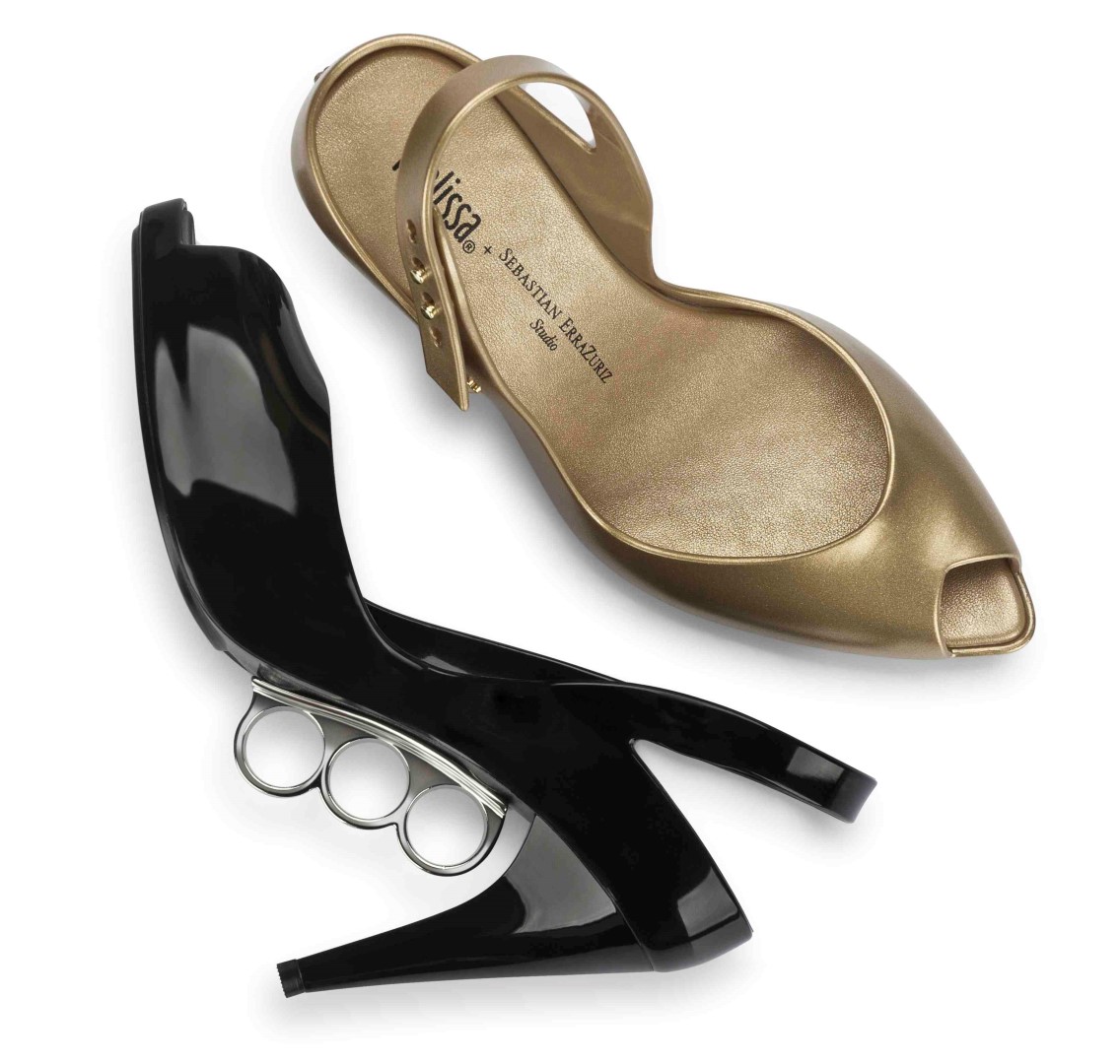 Melissa Sebastian Errazuriz: Goldigger e The Boss, le scarpe scultura in limited edition