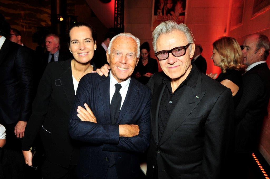 Giorgio Armani Scorsese: la cena di gala per la mostra a Parigi con Martin Scorsese, Harvey Keitel e Isabelle Huppert