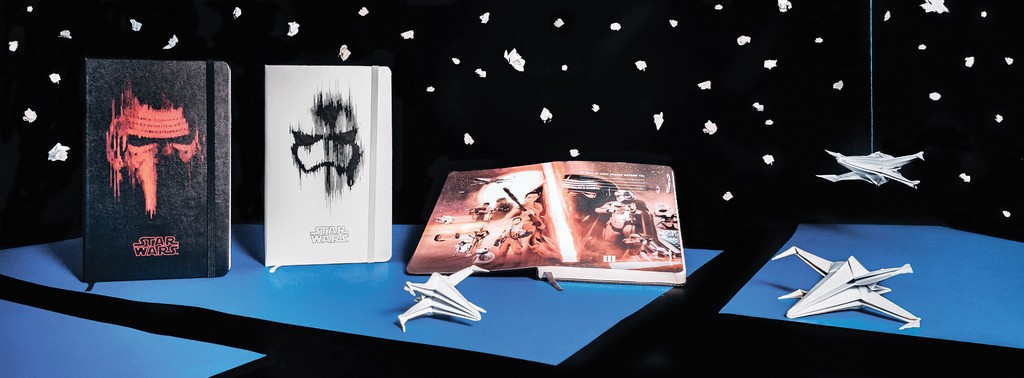 Star Wars Moleskine: l&#8217;agenda Limited Edition Star Wars: The Force Awakens è finalmente arrivata, le foto