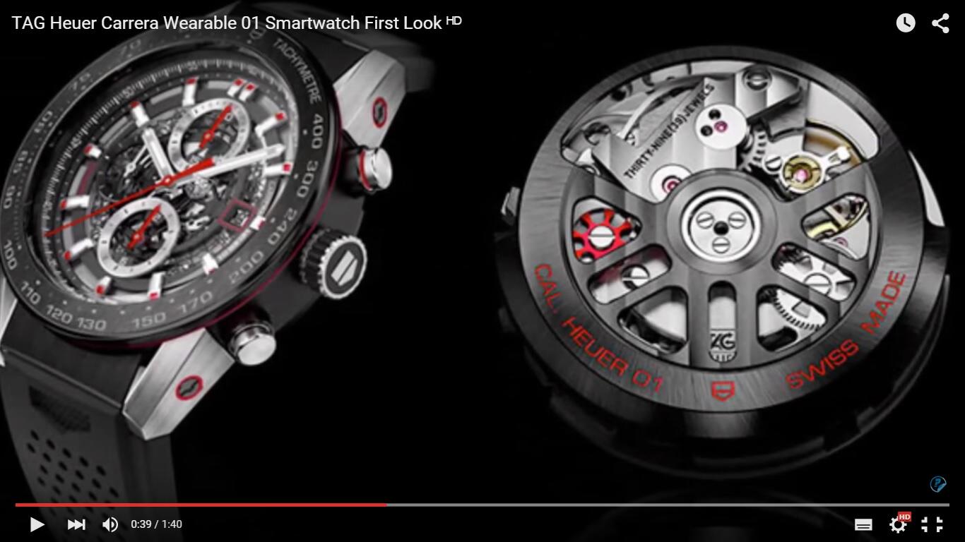 TAG Heuer Carrera Wearable 01: verso il debutto dello smartwatch di lusso
