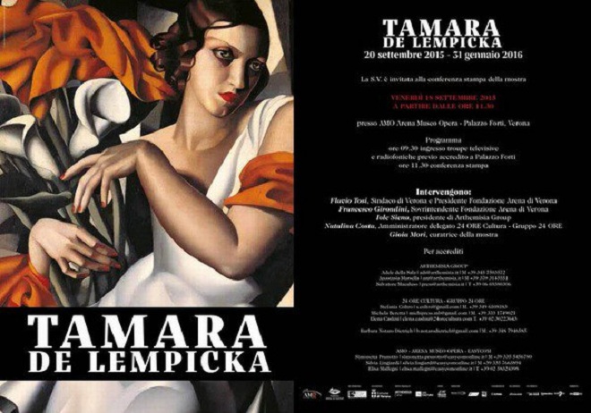 Tamara De Lempicka in mostra a Verona: le opere della sua vita a ritmo di charleston