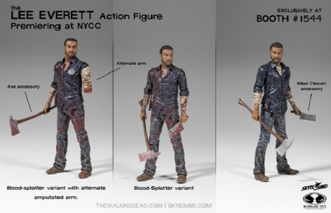 New York Comic-con 2015: l&#8217;action figure di Lee Everett da The Walking Dead