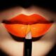 Trucco labbra minerale arancio Halloween