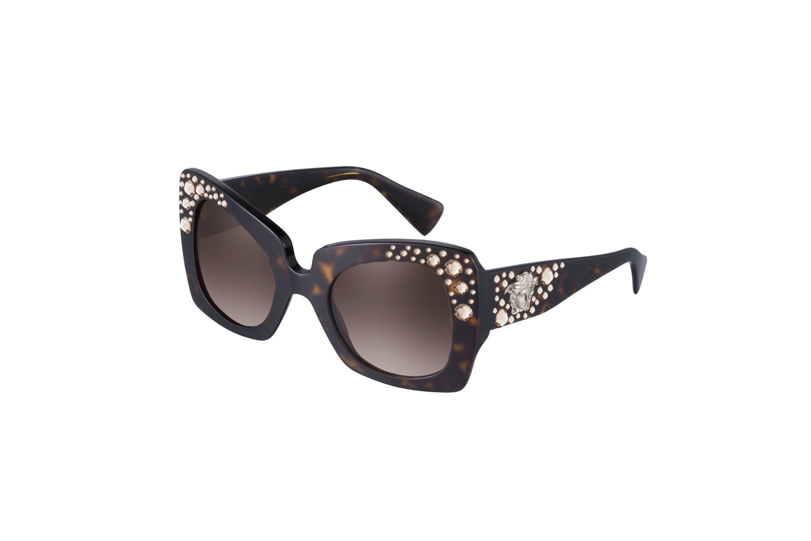 Versace occhiali da sole 2015: l&#8217;esclusiva collezione Crystal Charm, le foto