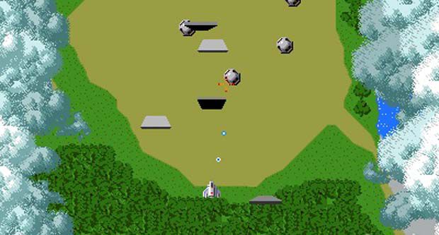 Xevious, il videogame Arcade riprodotto su cartoncino