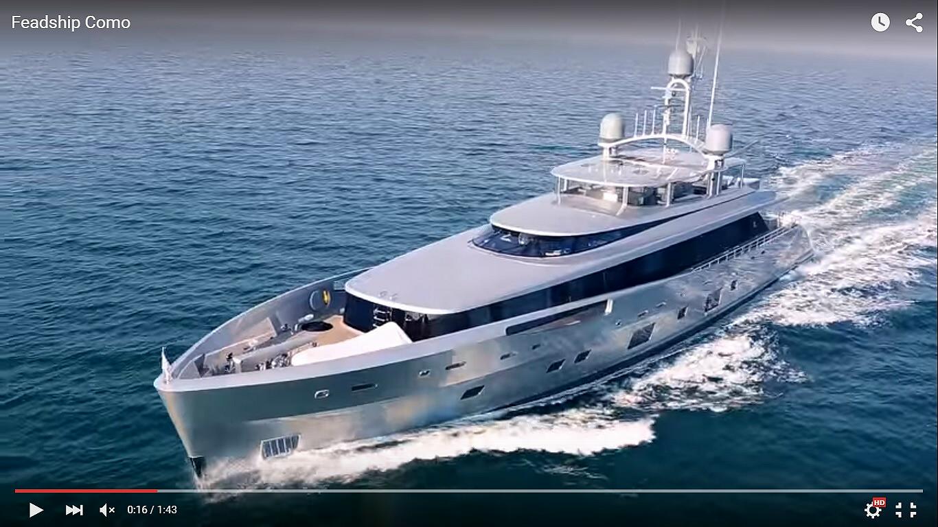 Yacht di lusso Feadship Como: un gioiello moderno [Video]