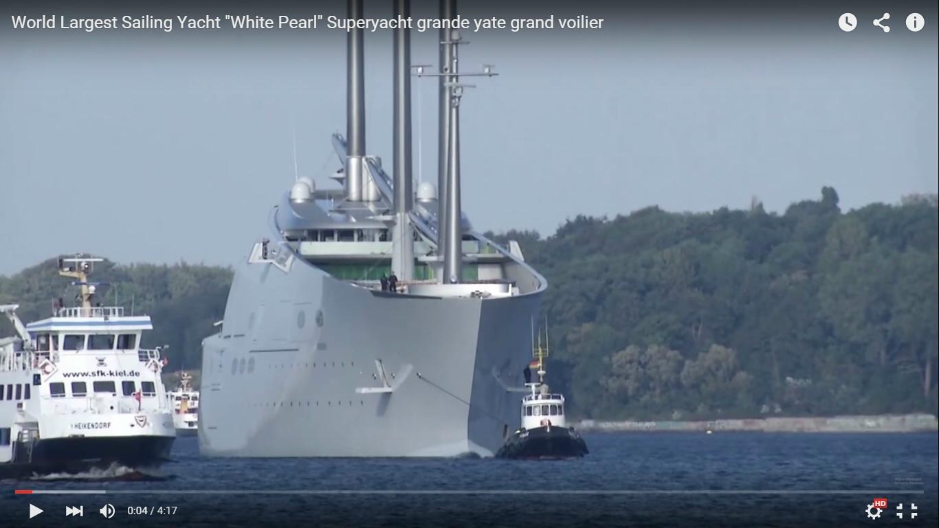 Yacht di lusso White Pearl del miliardario Melnichenko [Video]