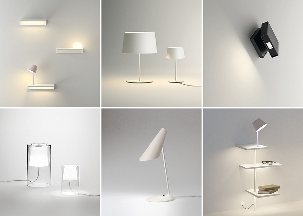 Illuminazione interni: le lampade di VIBIA per fare luce in camera da letto, le foto