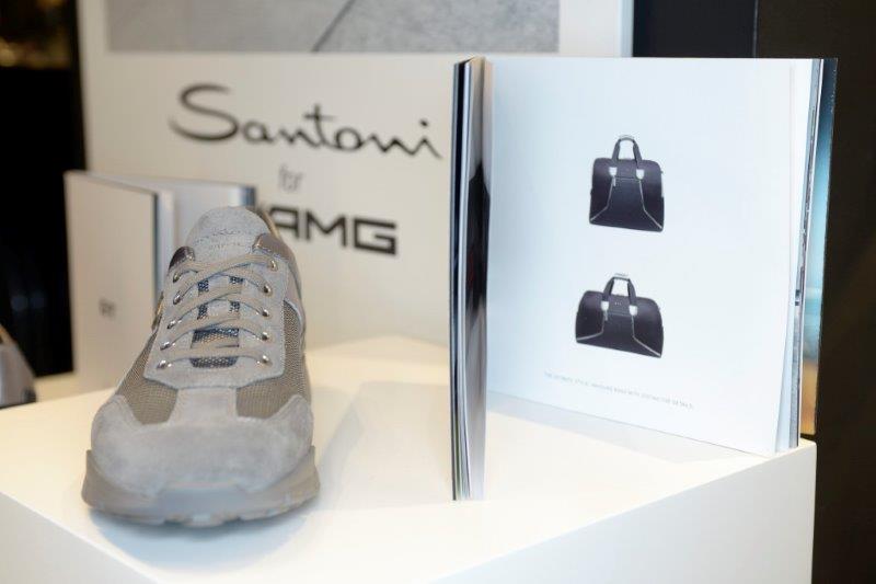 Santoni for AMG: la nuova collezione di sneakers e borse per Mercedes-AMG GT