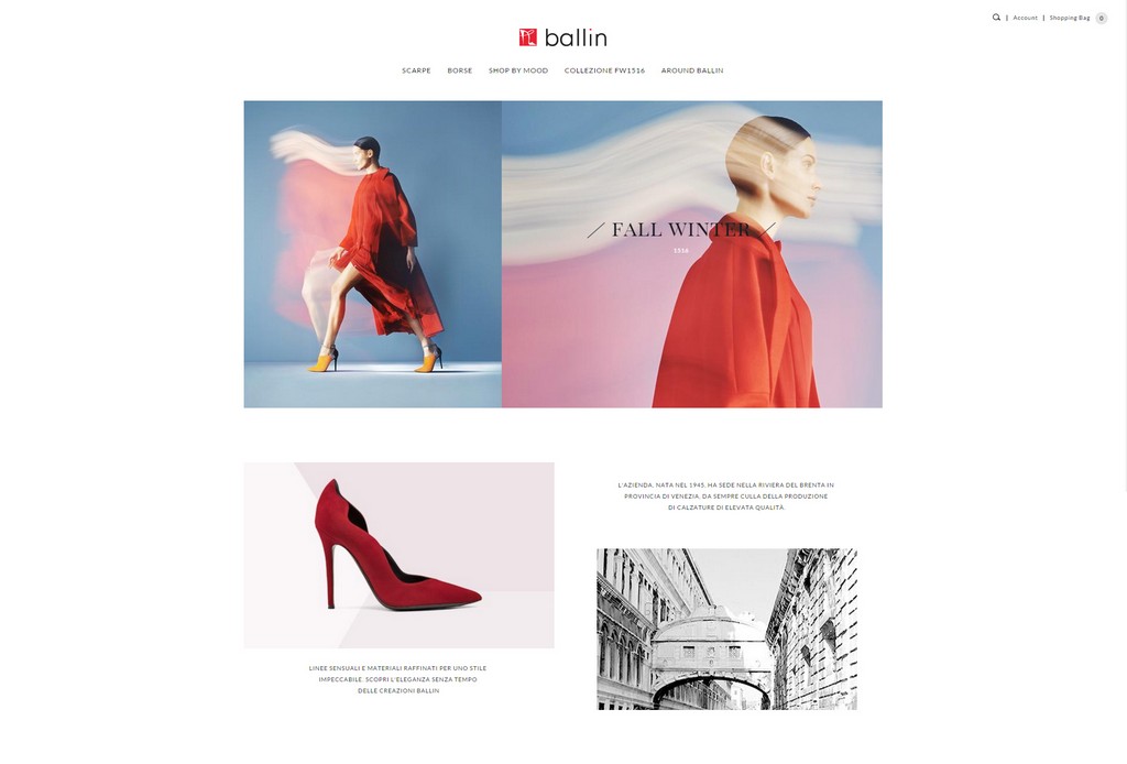 Ballin scarpe: apre il nuovo e-commerce e rinnova il sito web
