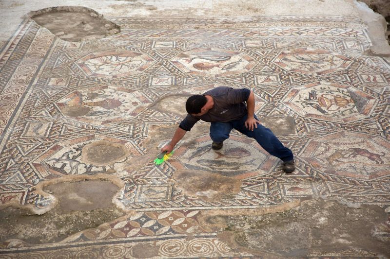 Israele, scoperto un mosaico romano-bizantino