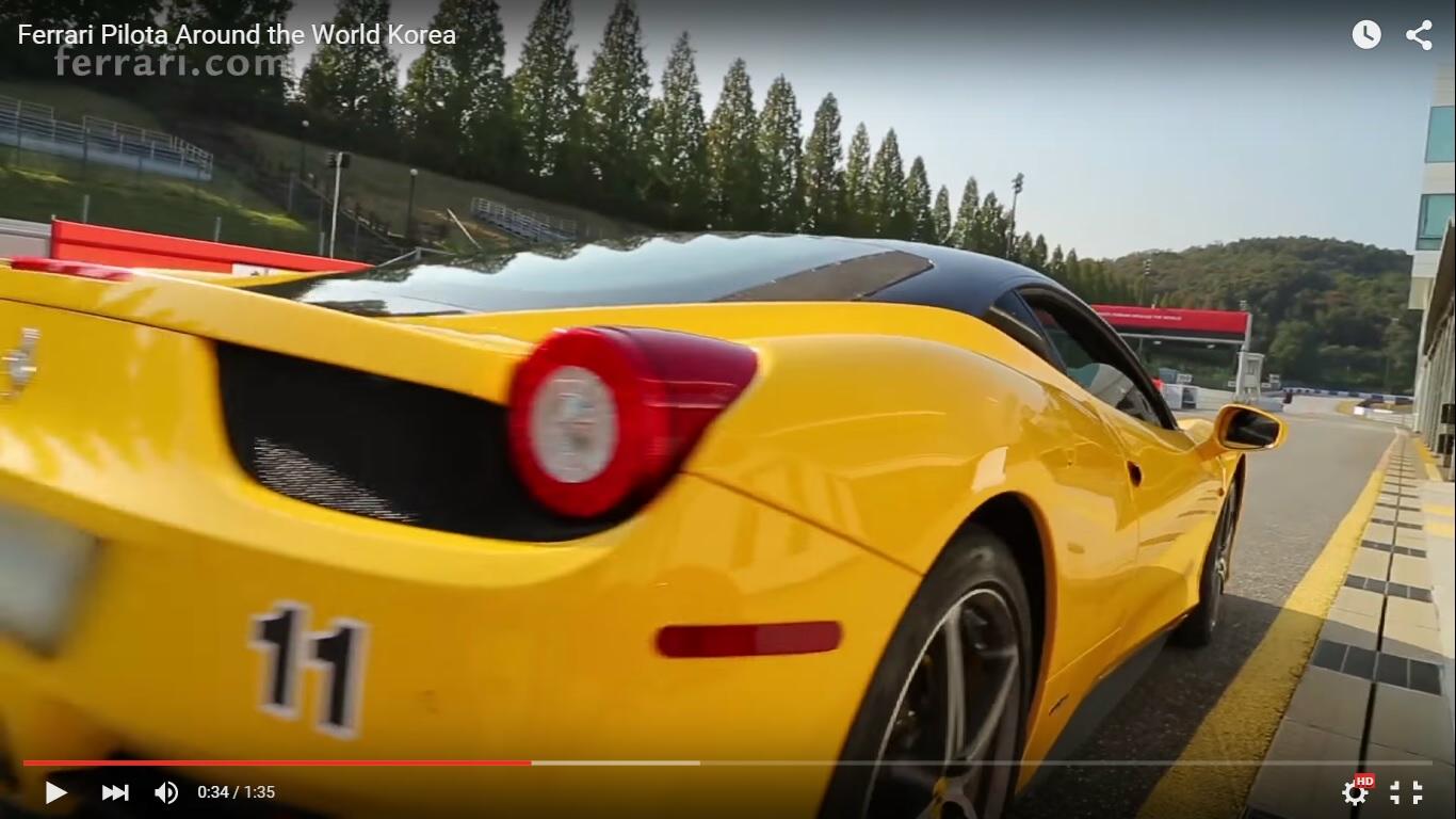 Ferrari Pilota Around the World: in Corea si impara la guida al limite delle “rosse”
