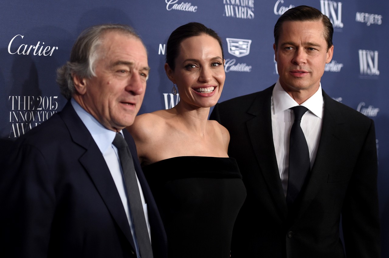 WSJ. Magazine Innovator Award 2015: il red carpet con Angelina Jolie, Brad Pitt e Robert De Niro